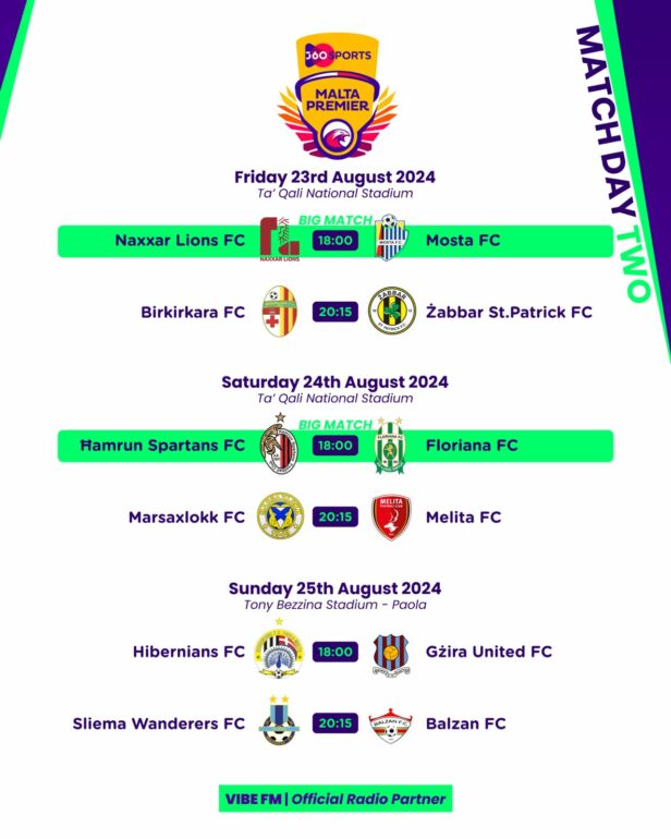 Malta Premier Fixtures