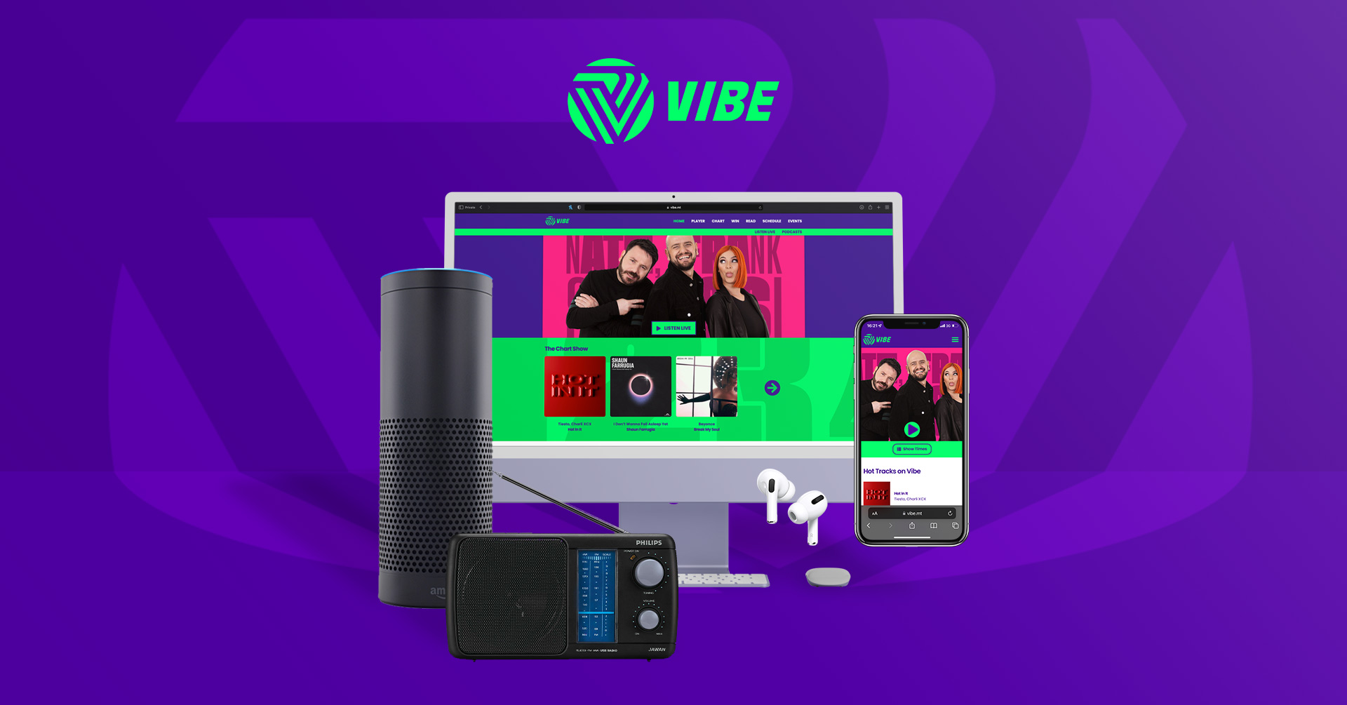 Vibes FM Listen Page