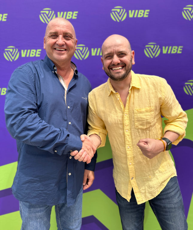 Vibe FM - Vibe FM added a new photo — with Frank Zammit