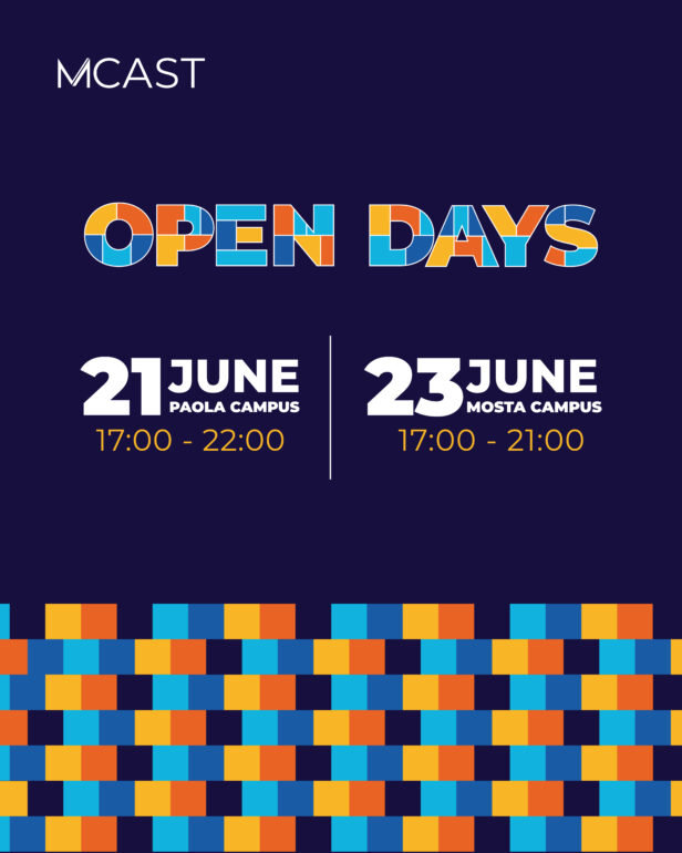 MCAST Open Days Poster