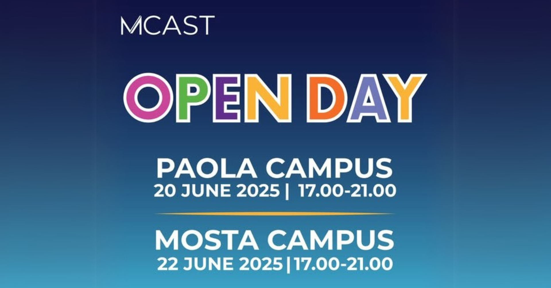 MCAST Open Day
